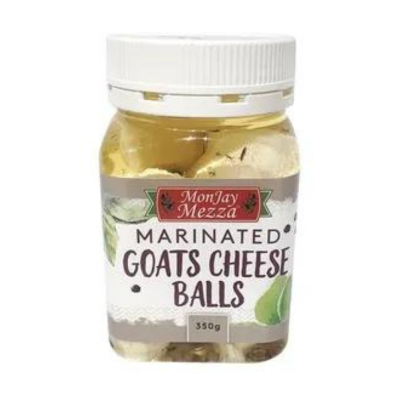 Goats Cheese Balls Marinated 330g - Monjay Mezza